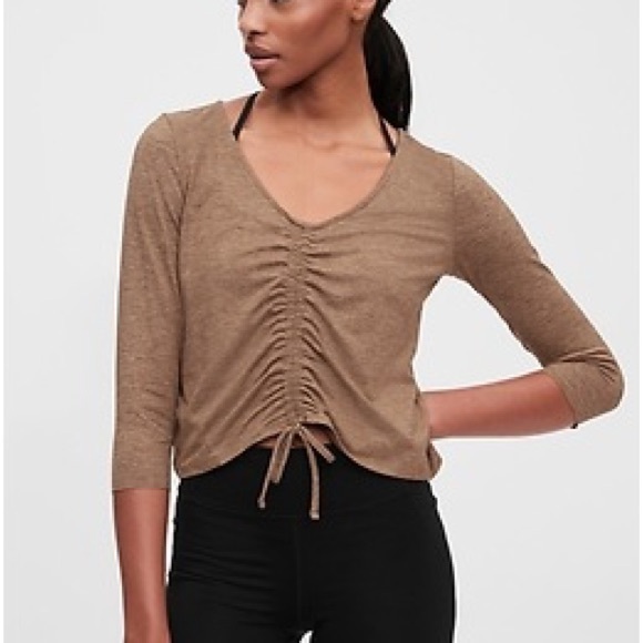 GAP Long Sleeve Ruched Top - Picture 7 of 8
